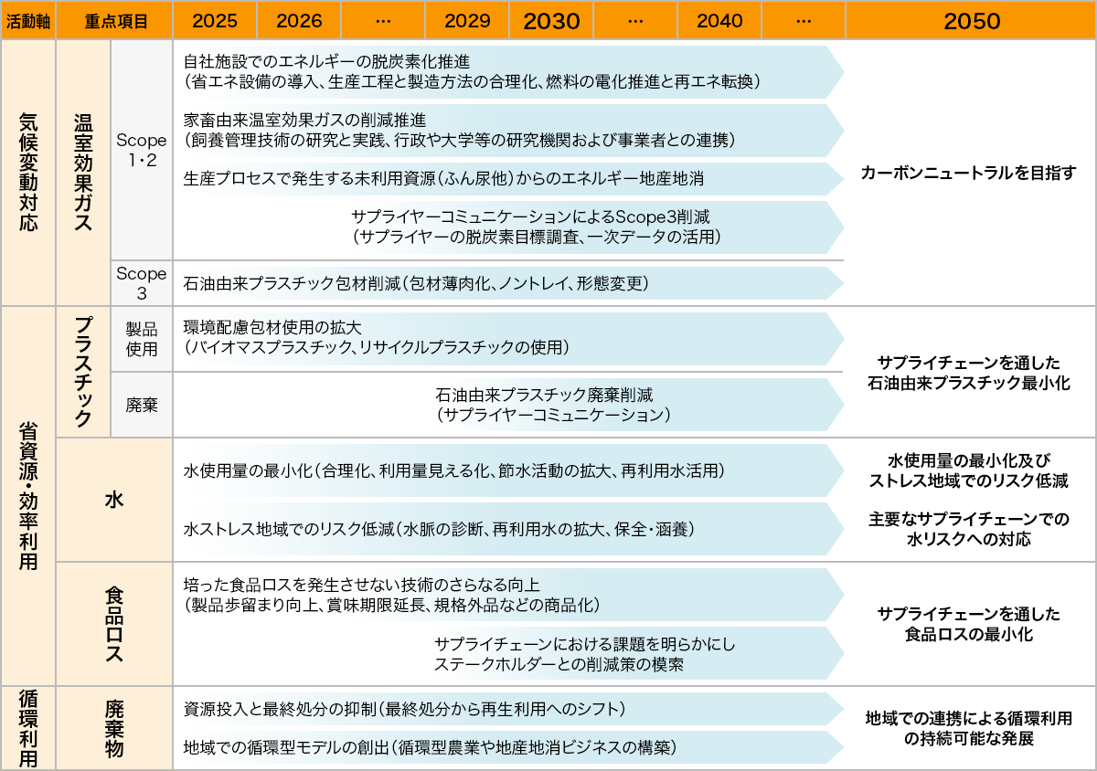 ロードマップの表