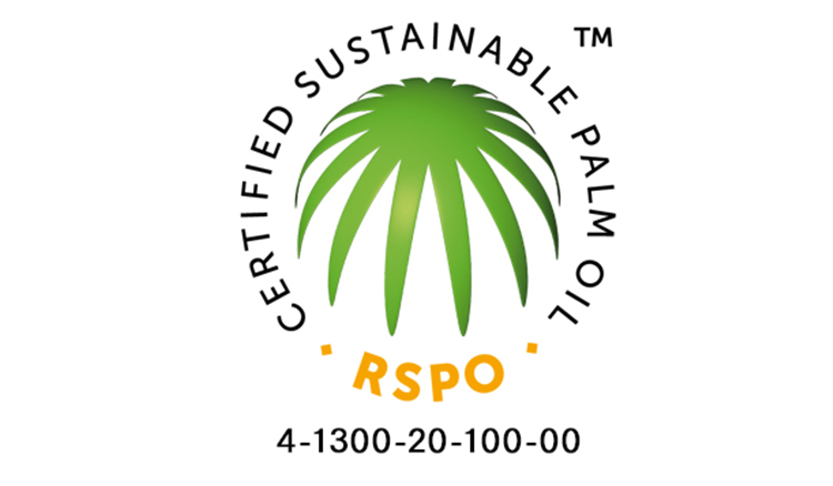 CERTIFIED SUSTAINABLE PALM OIL RSPO 4-1300-20-100-00