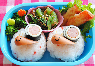 かたつむりのお弁当 作り方 デコ弁 キャラ弁 レシピ 日本ハム