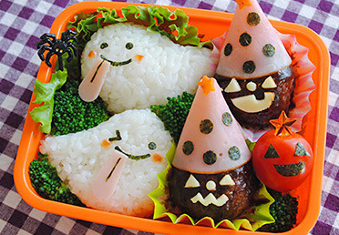 ハロウィンのお弁当 作り方 デコ弁 キャラ弁 レシピ 日本ハム