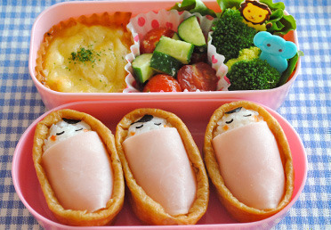 ゆりかご赤ちゃんのお弁当 作り方 デコ弁 キャラ弁 レシピ 日本ハム