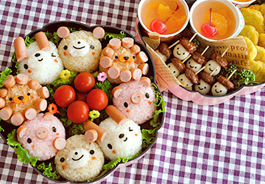わくわく動物おにぎりのお弁当 作り方 デコ弁 キャラ弁 レシピ 日本ハム わくわく動物おにぎりのお弁当 作り方 デコ弁 キャラ弁 レシピ 日本ハム