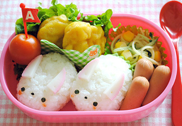 うさぎちゃんのお弁当 作り方 デコ弁 キャラ弁 レシピ 日本ハム