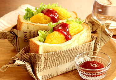 チキンナゲットbbqソースのポケットサンド 作り方 洋食 パン類 レシピ 日本ハム