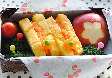うきうきパンケーキのお弁当 作り方 デコ弁 キャラ弁 レシピ 日本ハム