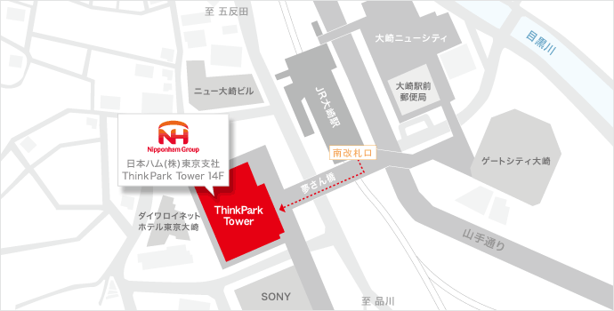 東京支社地図