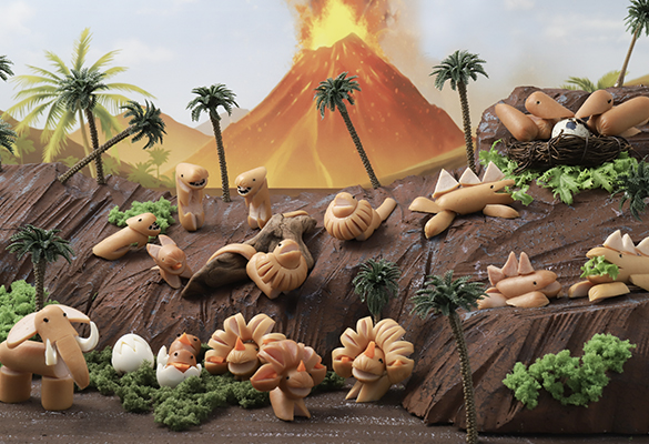 飾り切り恐竜ランド